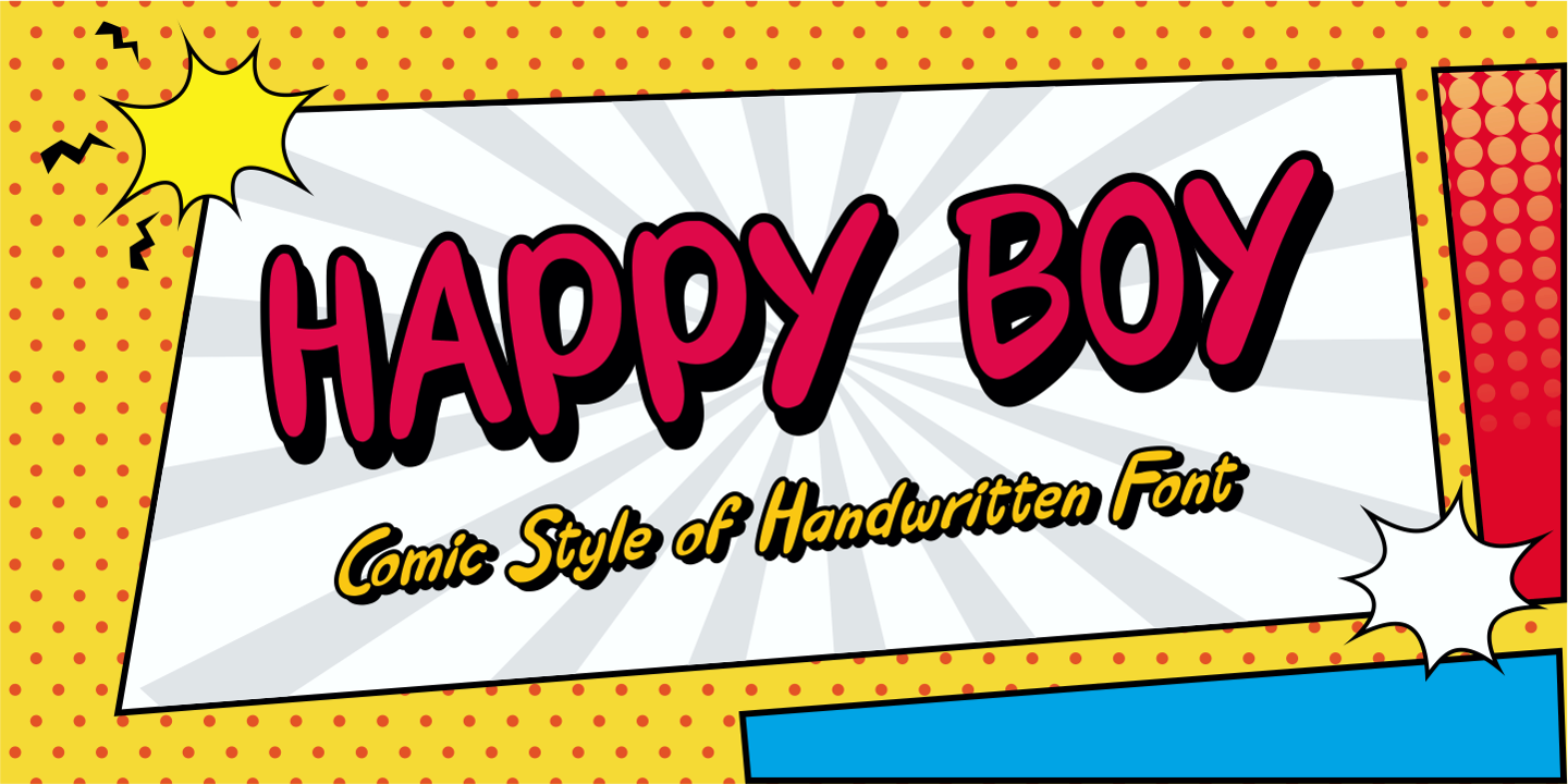 Font Happy Boy